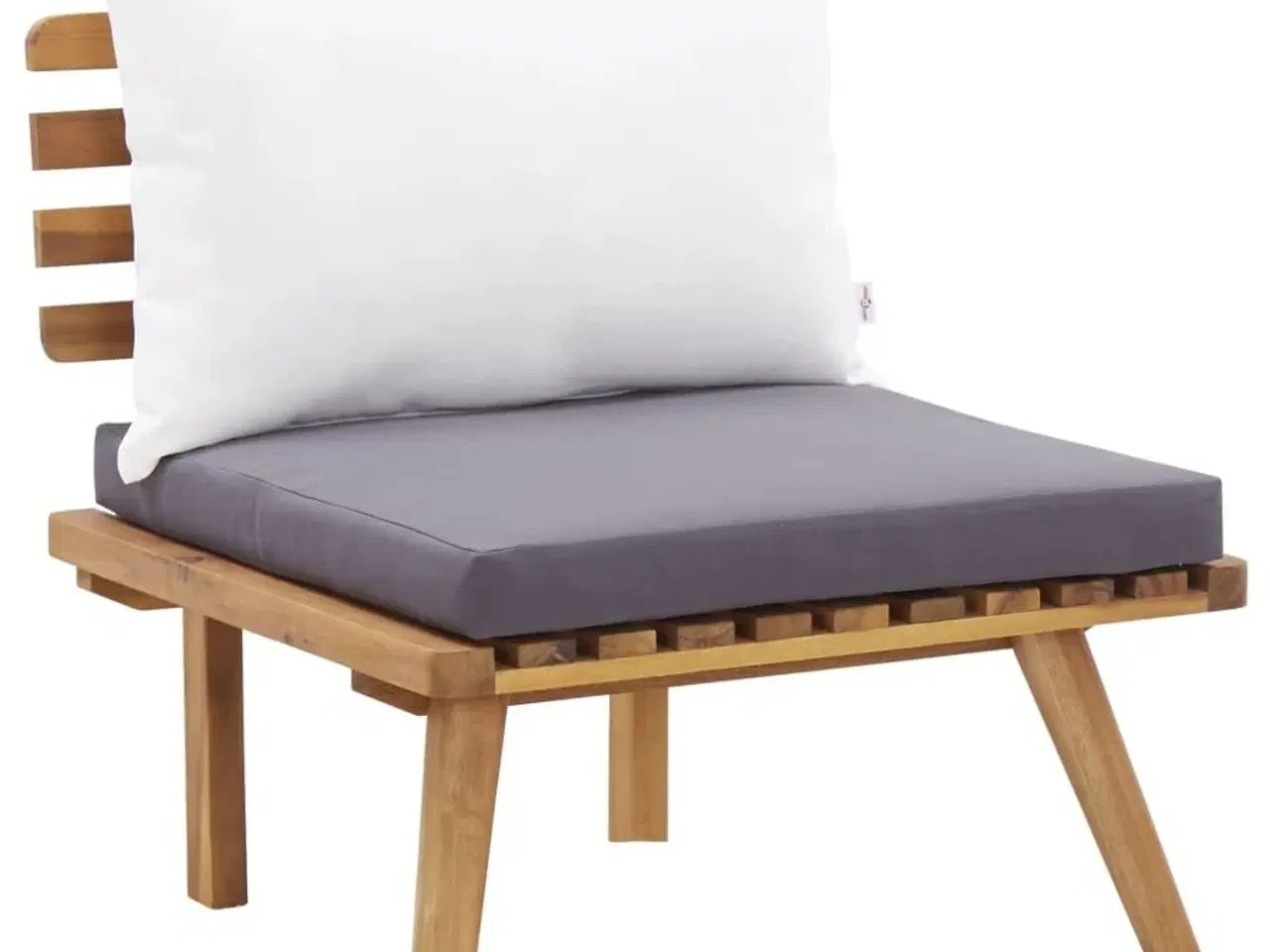 Billede 7 - Loungesæt til haven 5 dele massivt akacietræ