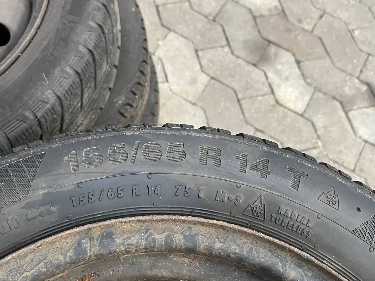 Billede 1 - Kia Picanto stålfælge med vinterdæk og tmps ventil