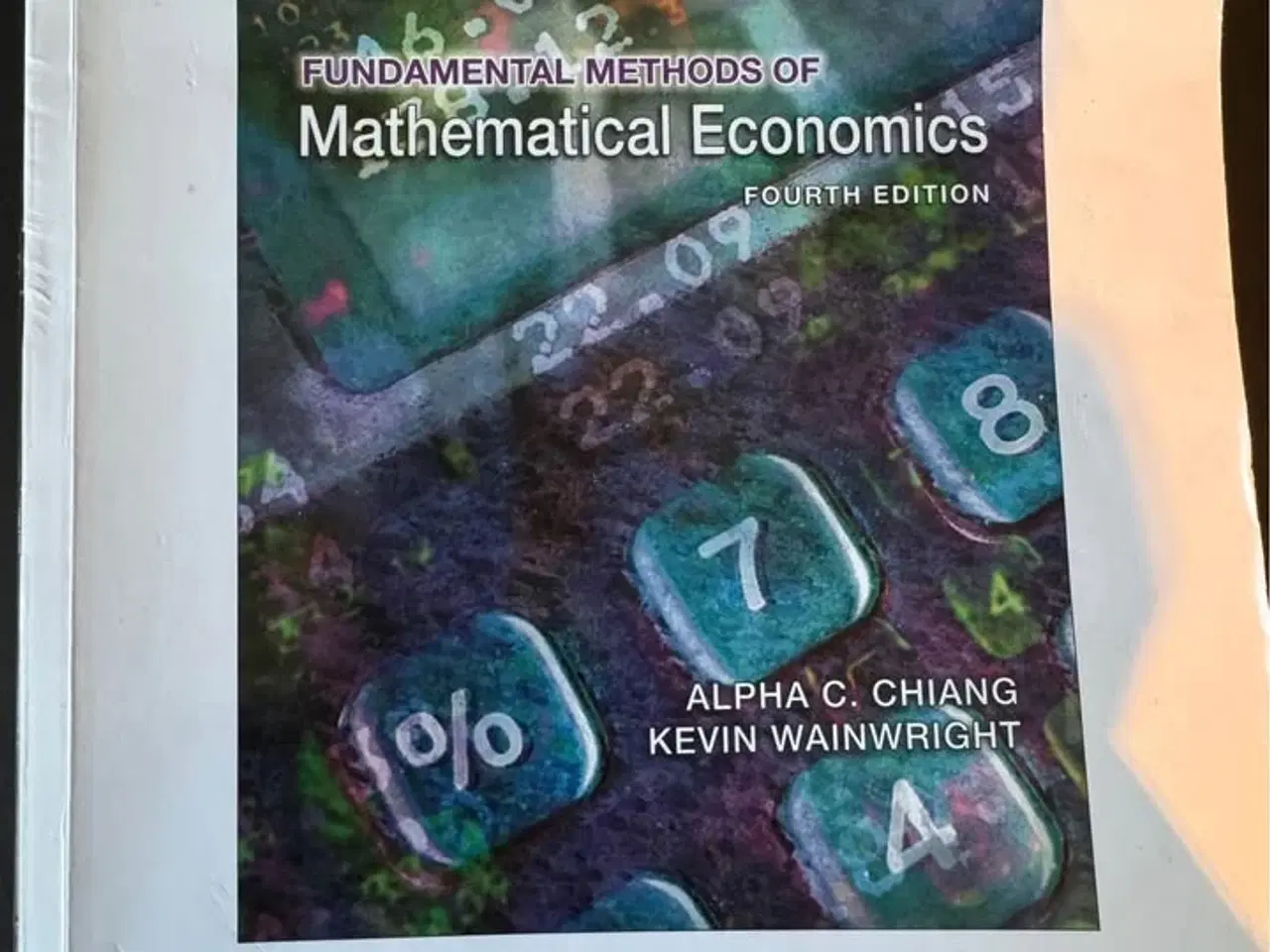 Billede 1 - Fundamental Methods of Mathematical Economics