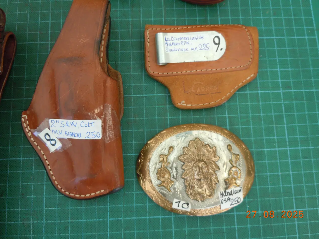 Billede 5 - pistol og revolverhylstre, antikke og nyere.