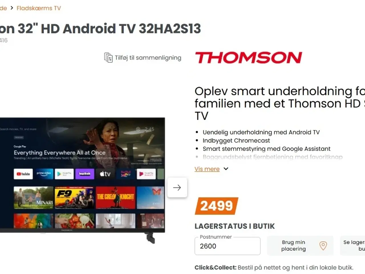 Billede 8 - 32" Android Smart TV 2024