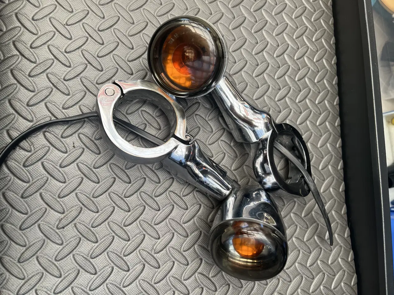 Billede 1 - Blinklys krom Harley-Davidson