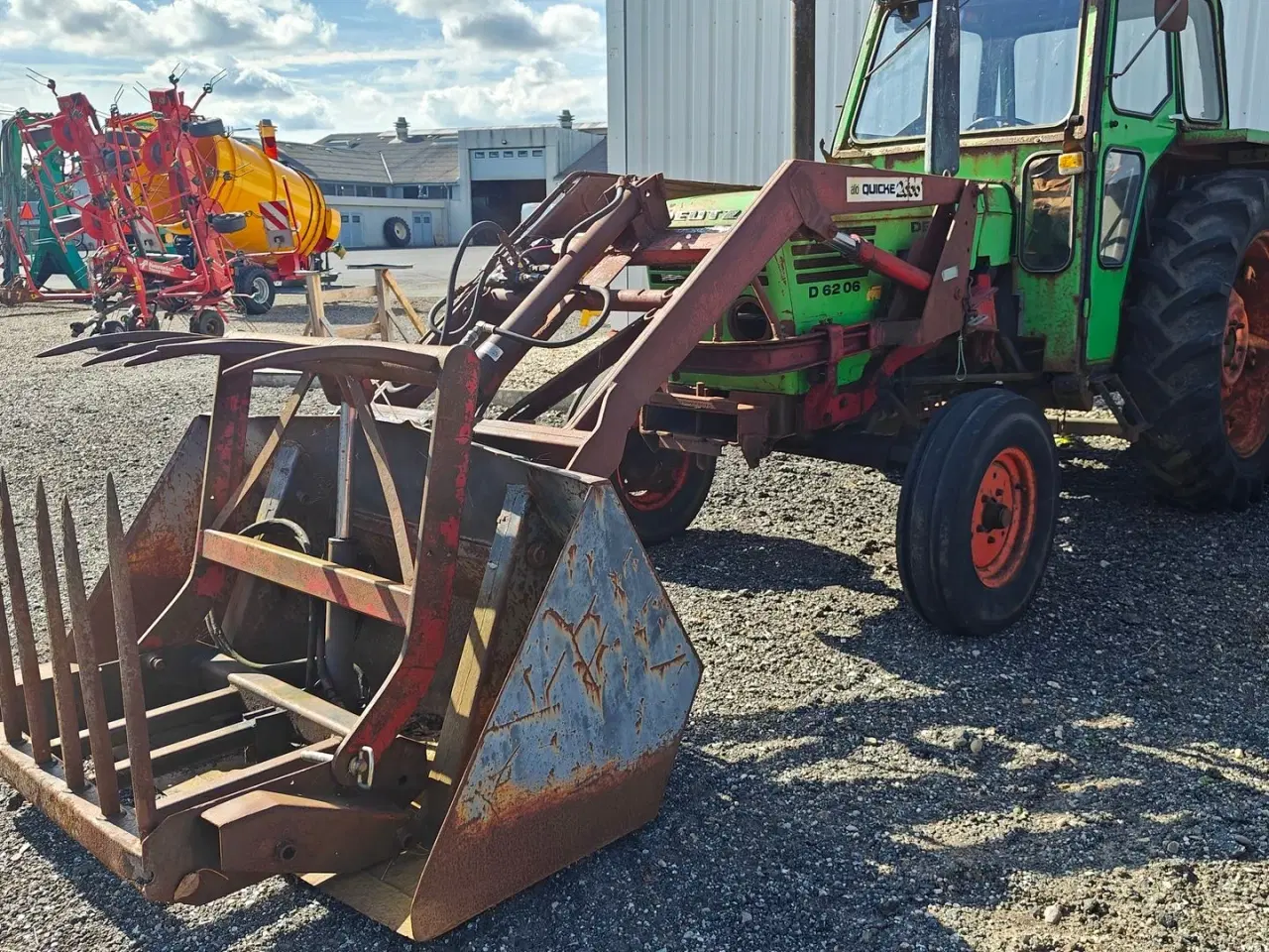 Billede 2 - Deutz 6206 Med frontlæsser - MOMSFRI