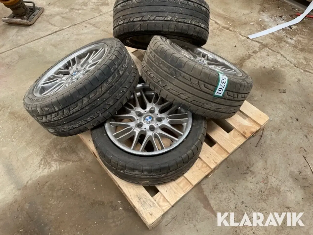 Billede 3 - Sæt BMW originale 17” alufælge med Hankook-dæk 4 styk.