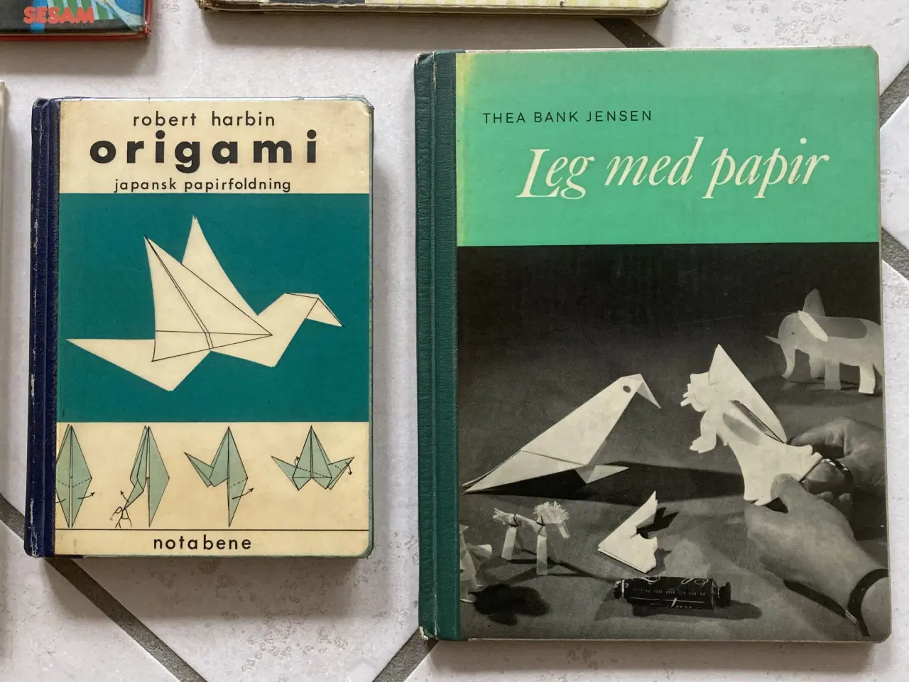 Billede 4 - 5 håndarbejdsbøger / Hobbybøger tema "Origami"
