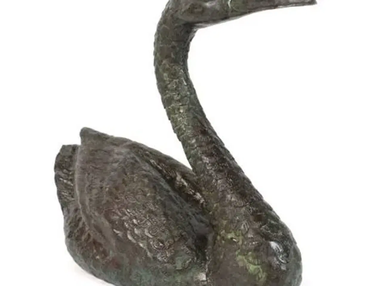 Billede 11 - Svane figur i bronze