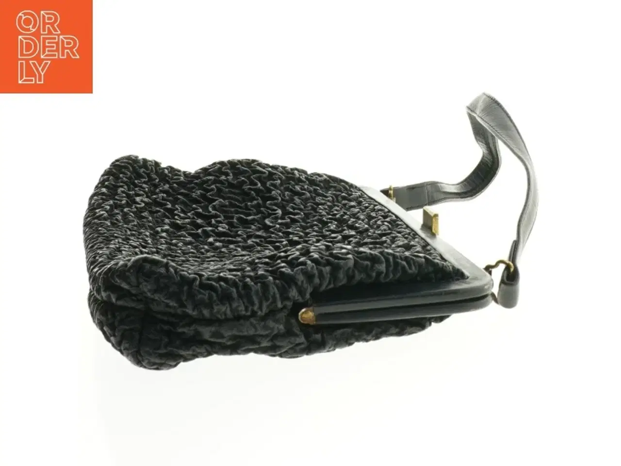 Billede 3 - Sort aftenclutch fra Bon Gout (str. 18 x 28 cm)