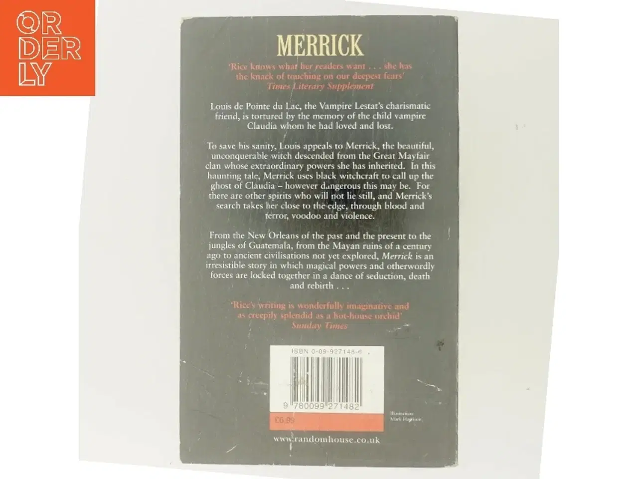 Billede 3 - Merrick af Anne Rice (1941-) (Bog)