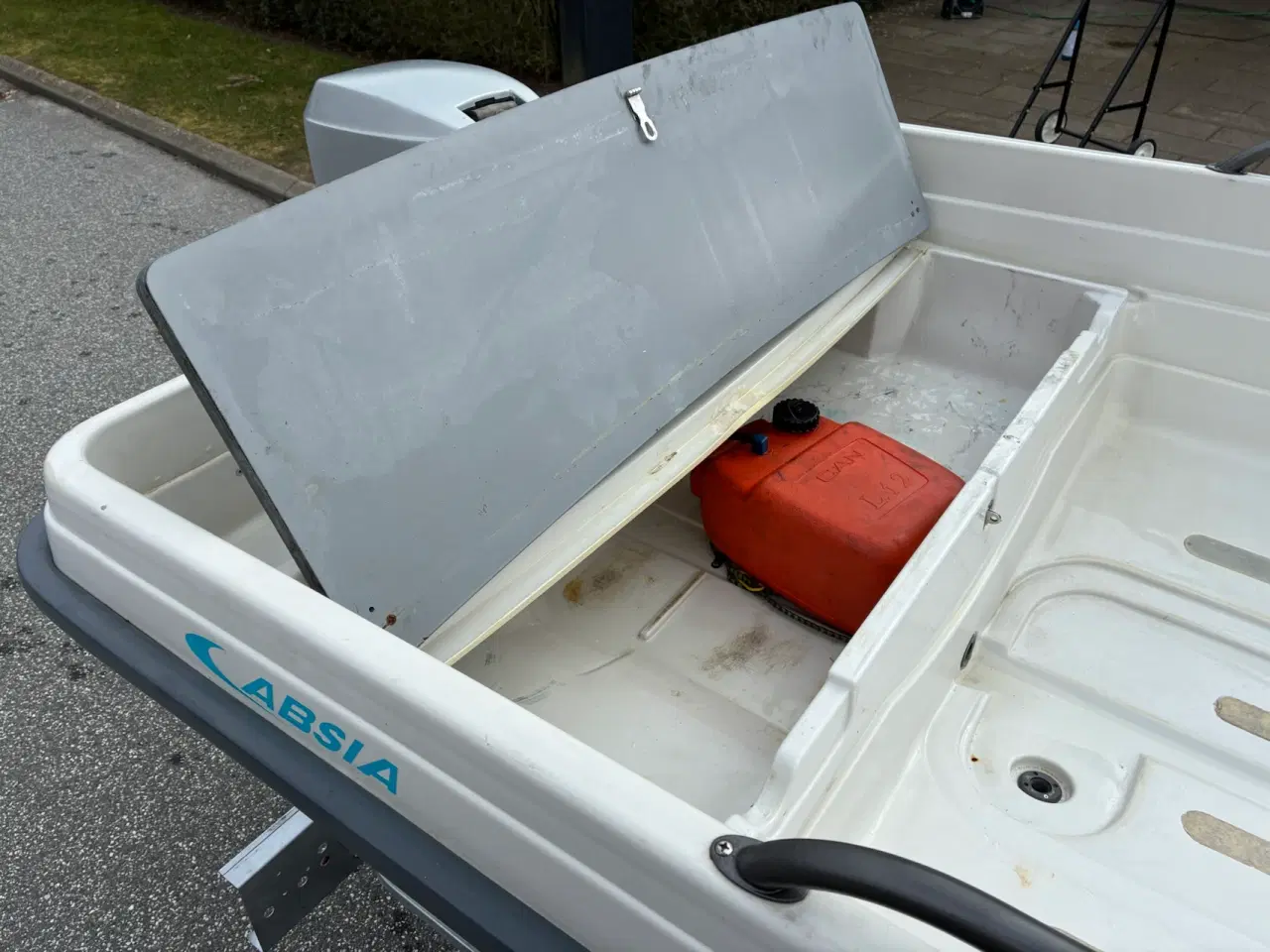 Billede 4 - Terhi jolle m. 15 hk Mariner + indreg. trailer