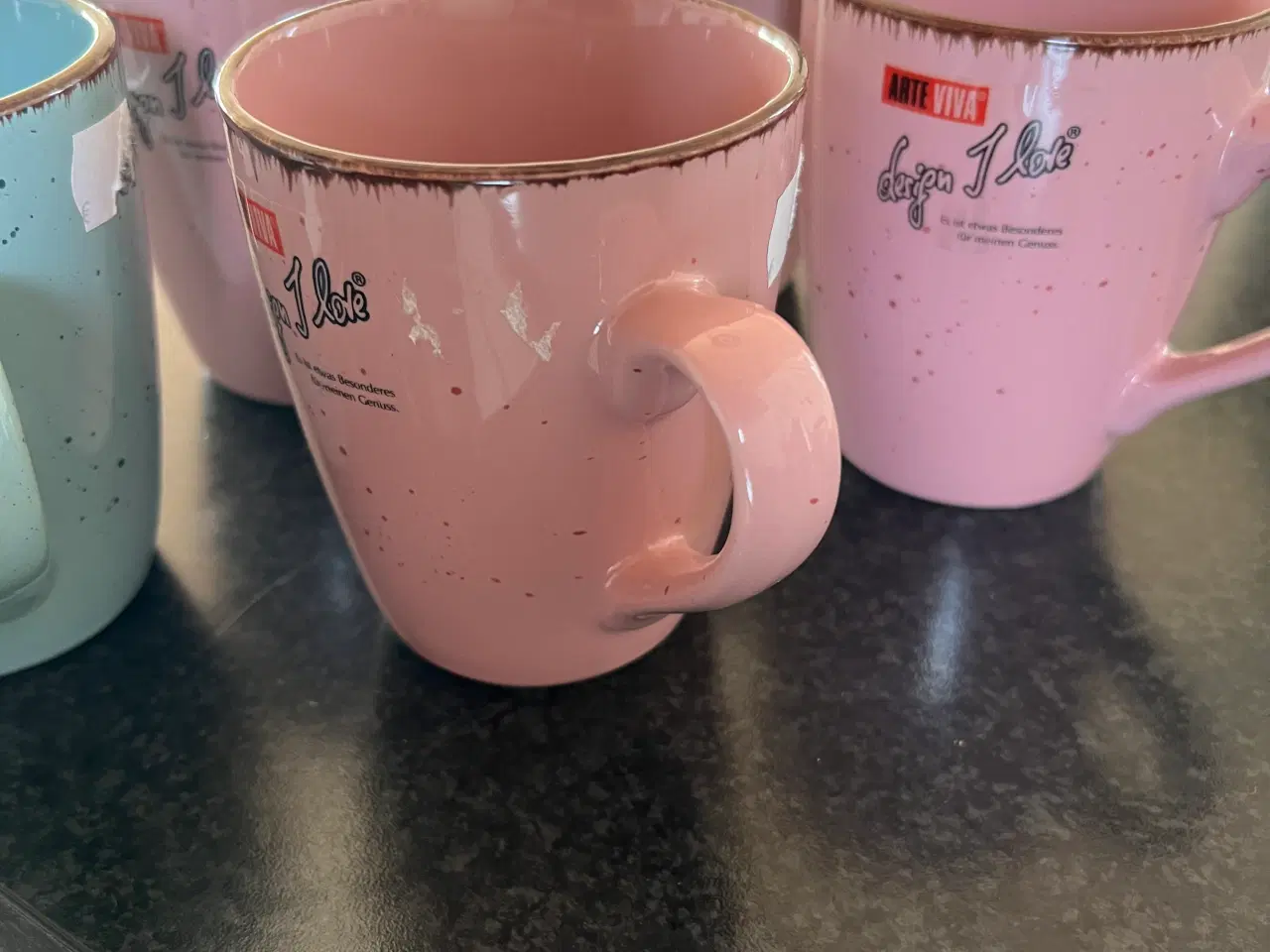 Billede 1 - Helt nye krus, aldrig brugt. Fejlkøb