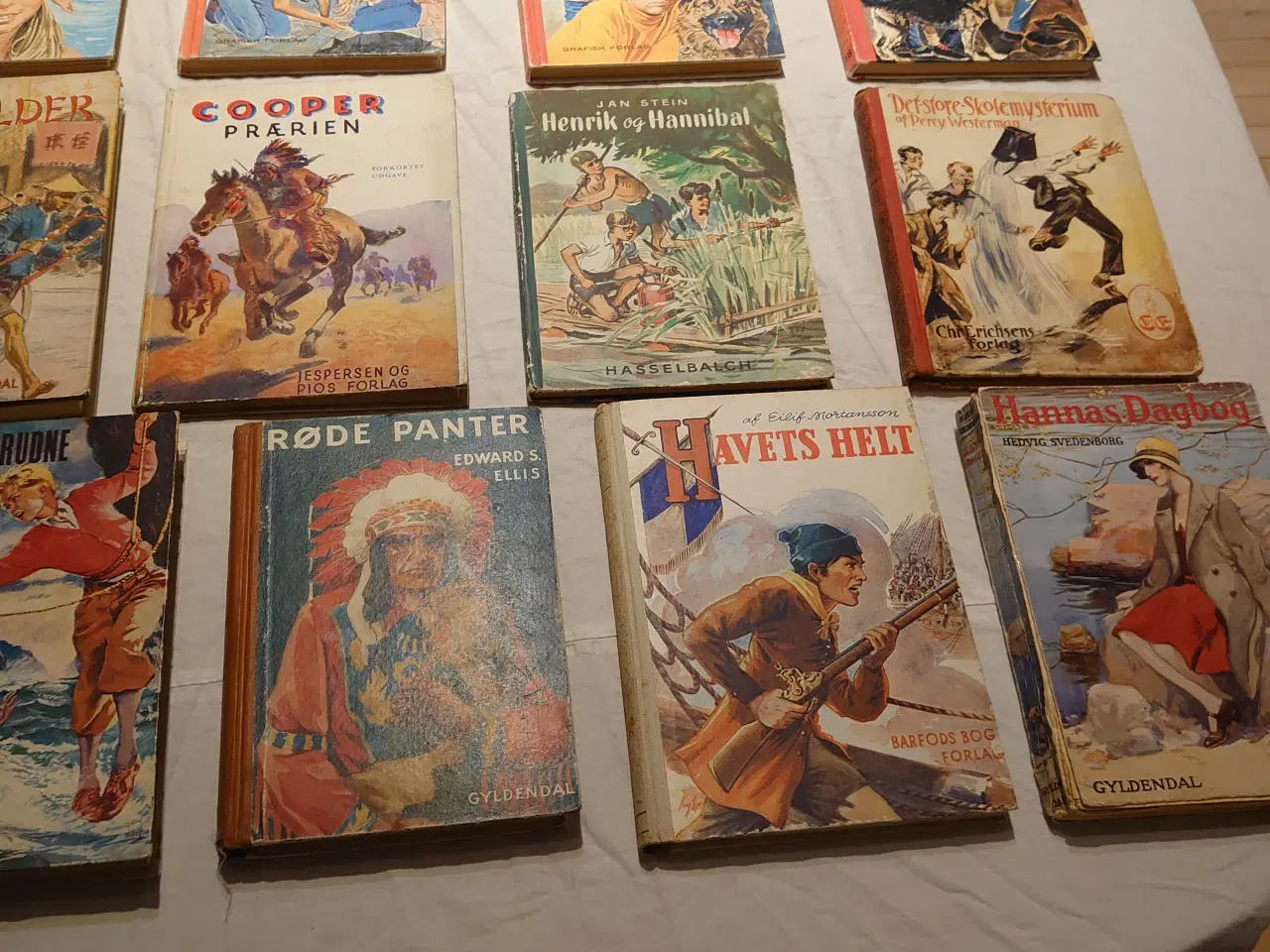 Billede 6 - 31 stk gamle børneromaner. 1930-80