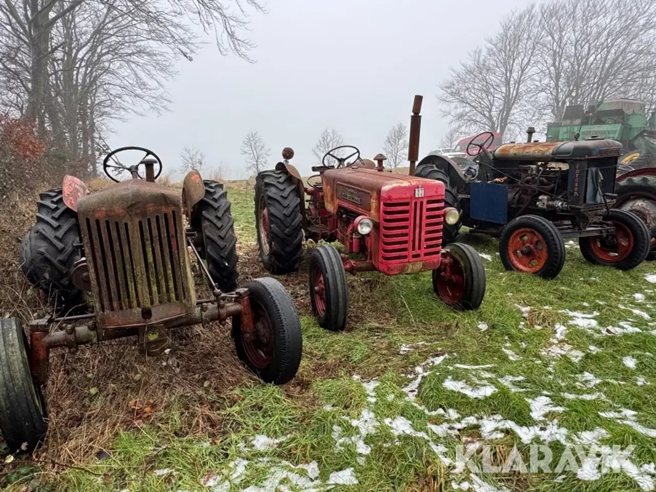Billede 2 - Veterantraktorer Fordson International og Bukh 3 styk