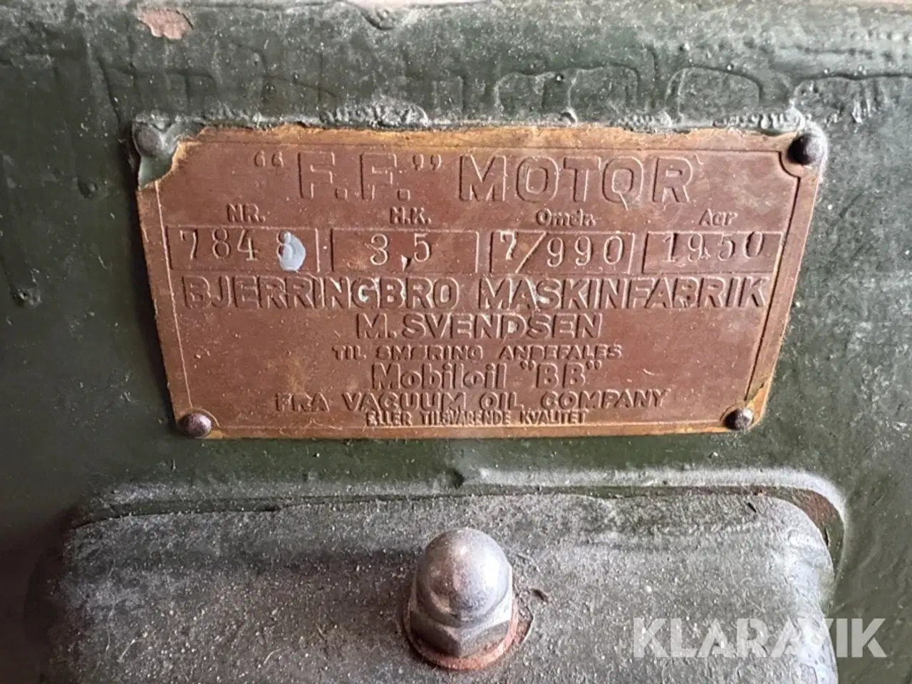 Billede 5 - F.F. Motor Bjerringbro Maskinfabrik