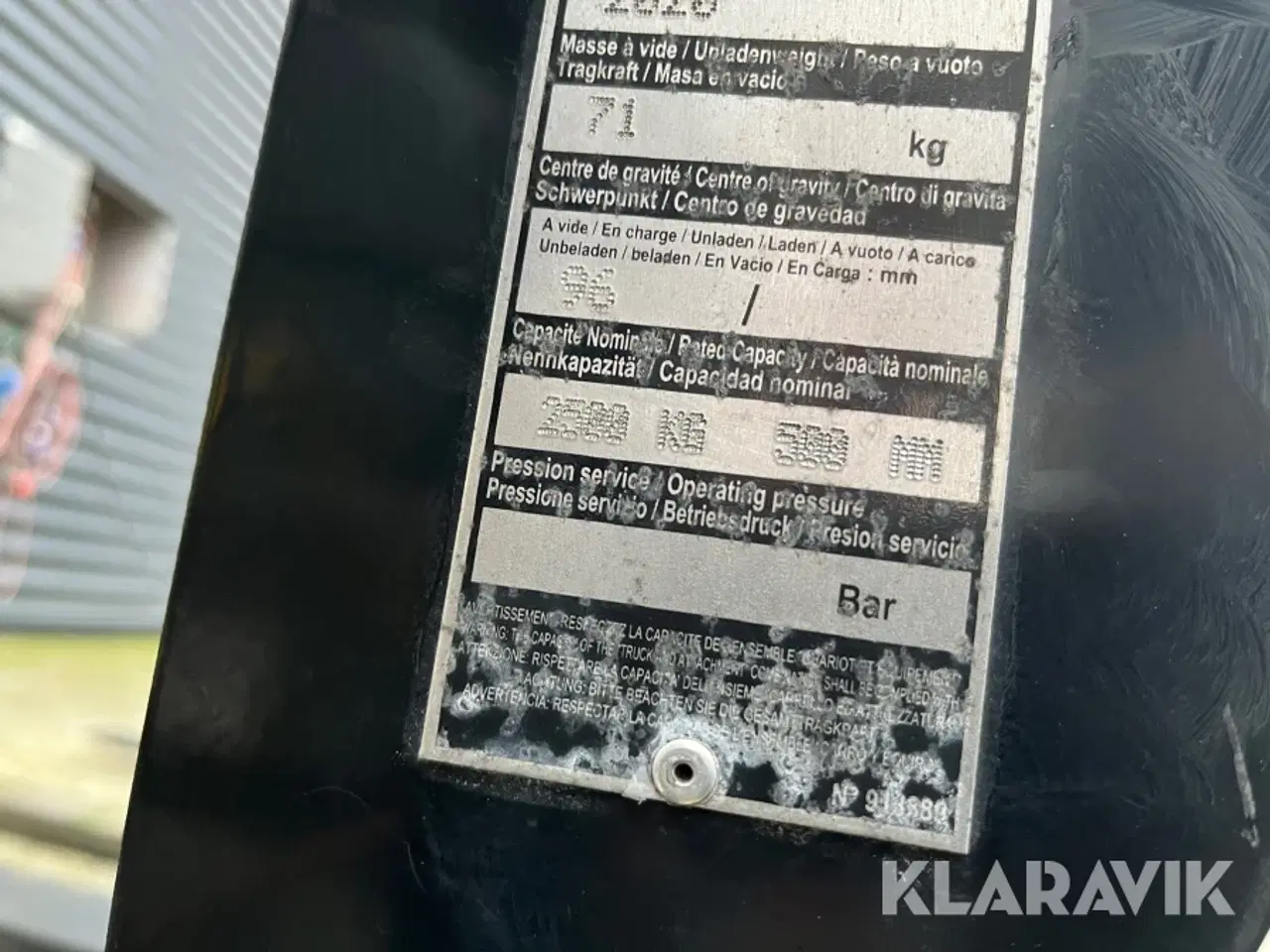 Billede 5 - Pallegafler Manitou PFB 25N MT-1020