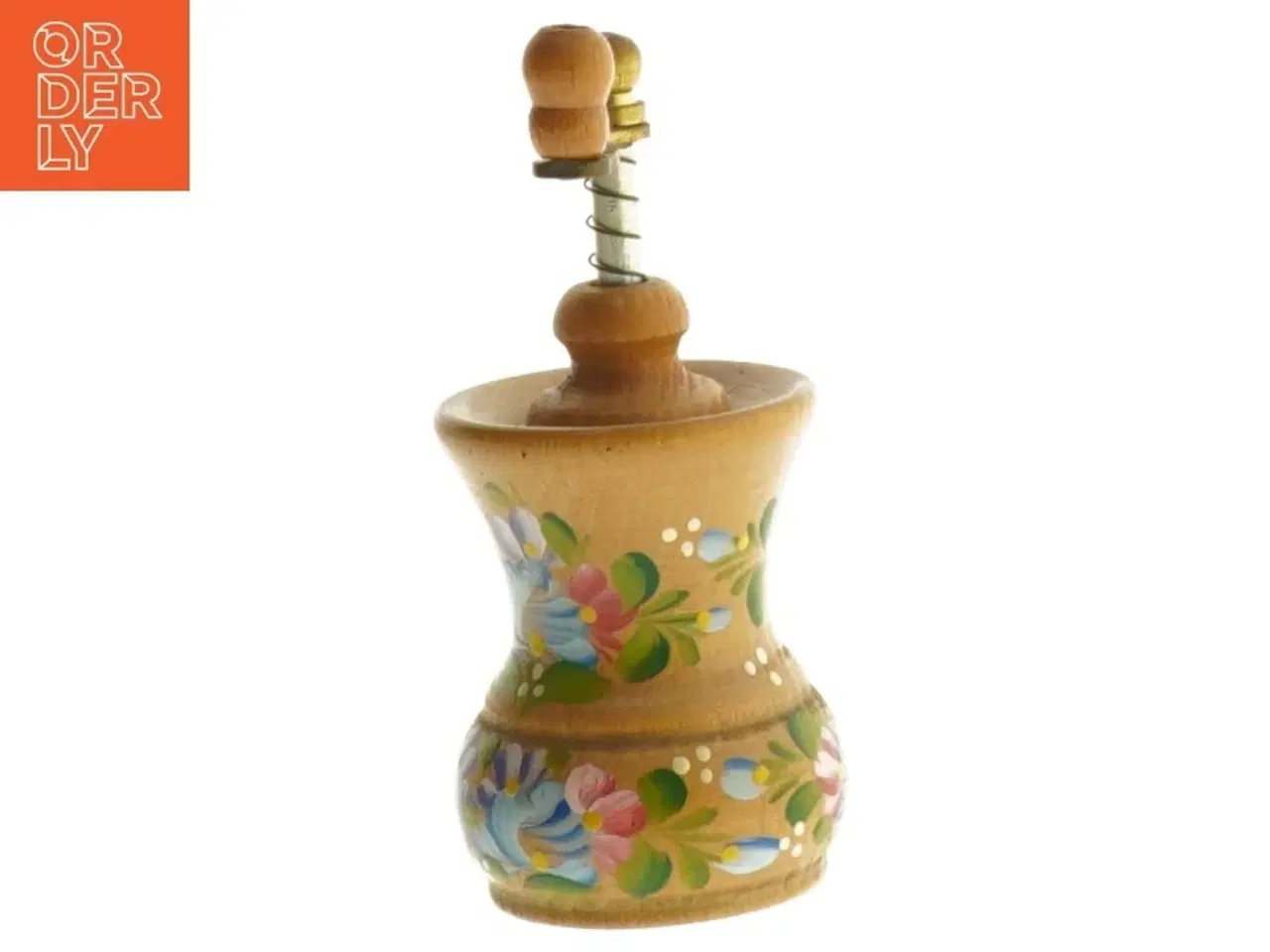 Billede 2 - Håndmalet krydderikværn (str. 12 cm)