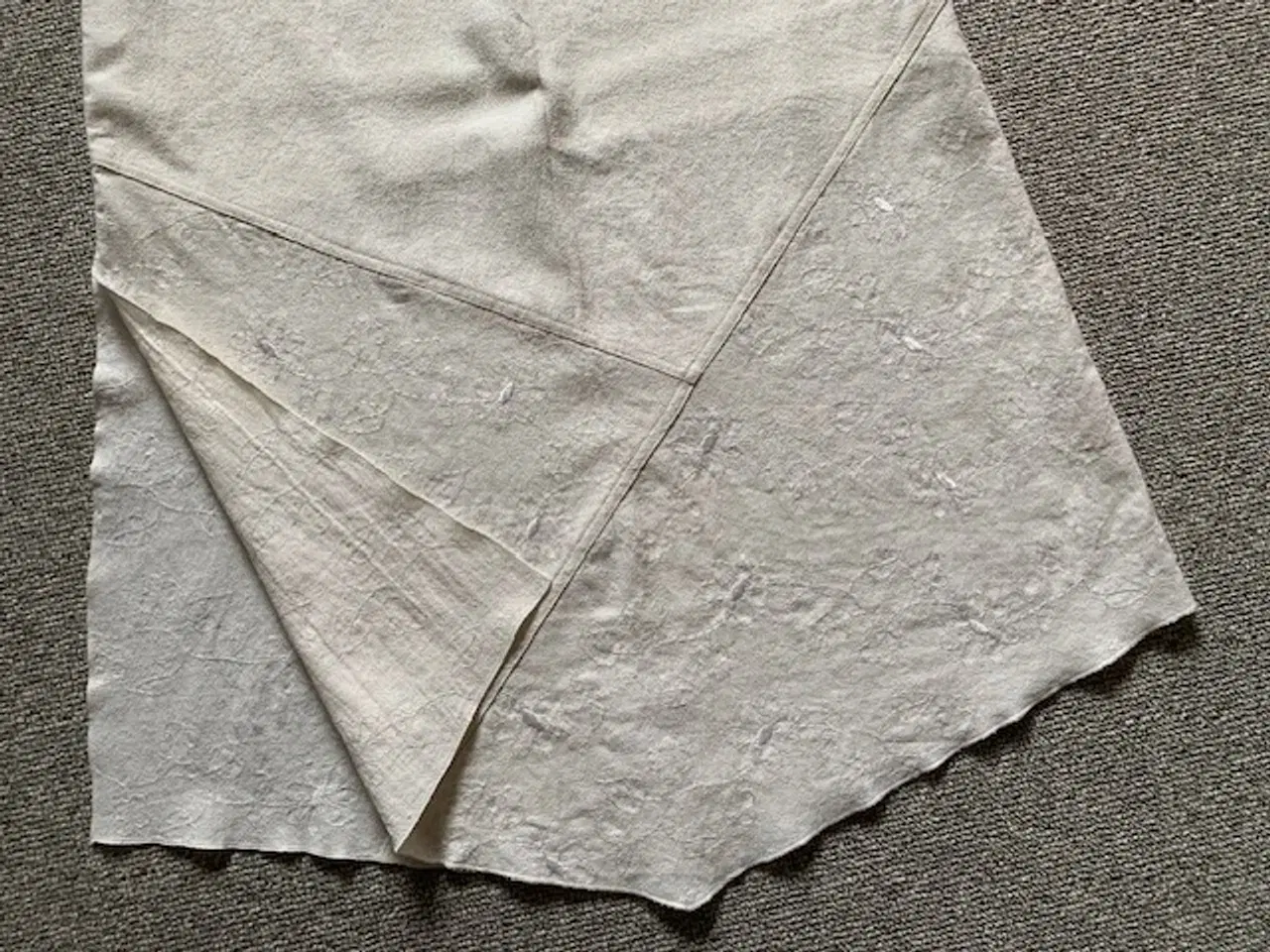 Billede 3 - Nederdel og top, hør / bomuld, str. 40/42 - NY