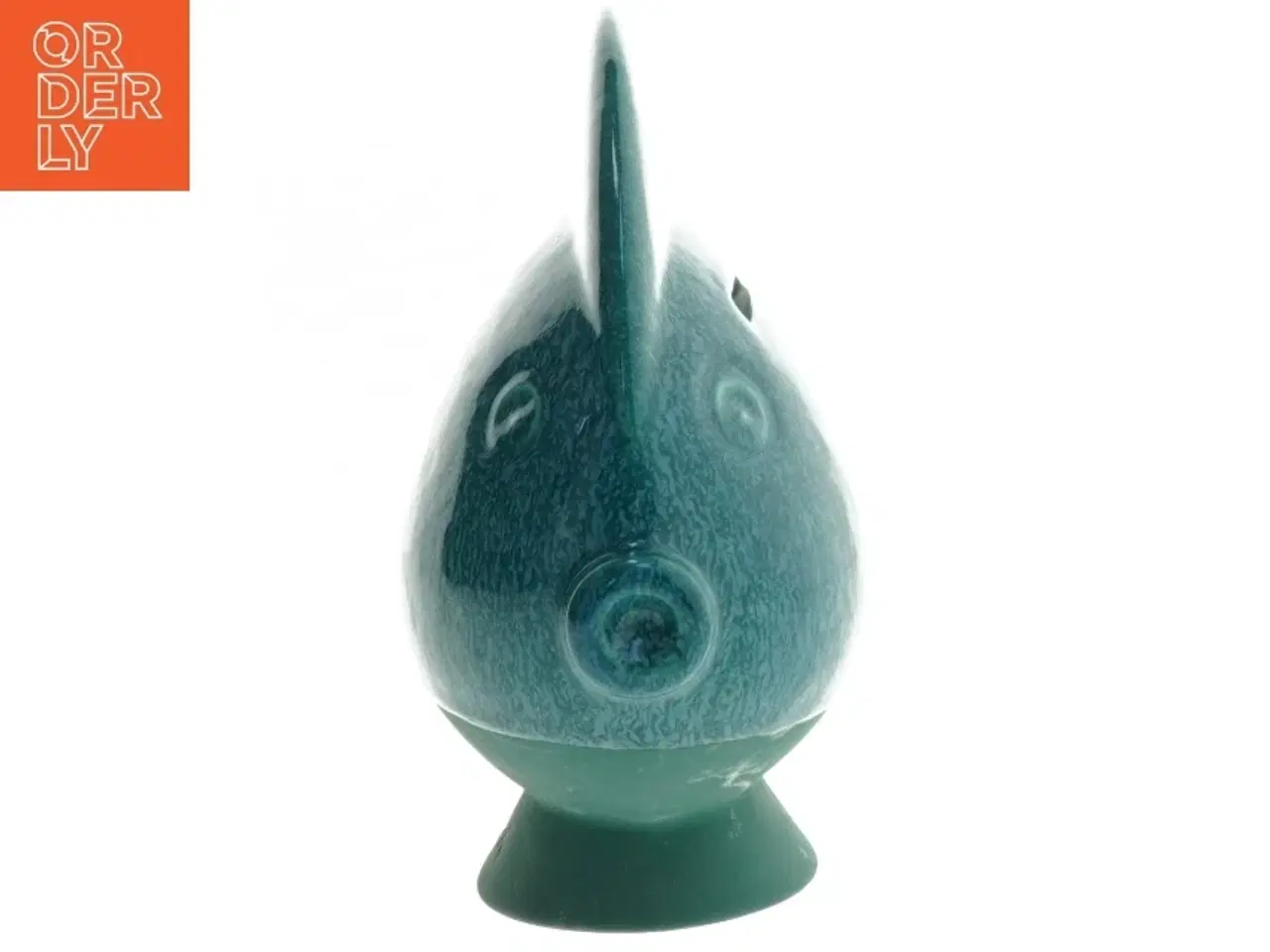 Billede 4 - Keramisk fisk sparegris fra K&#228;hler (str. 15 cm)