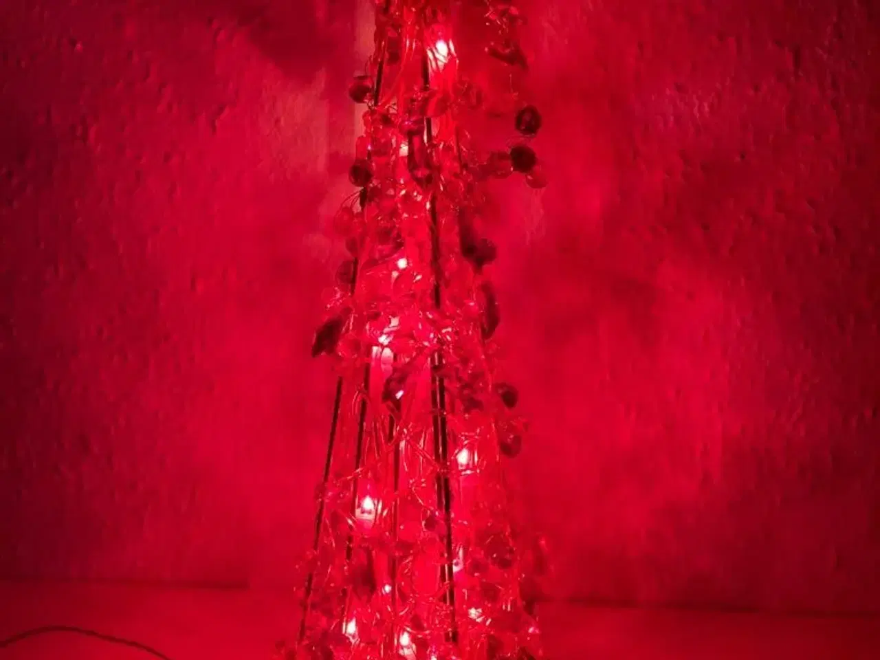 Billede 2 - Julelys rød juletræ