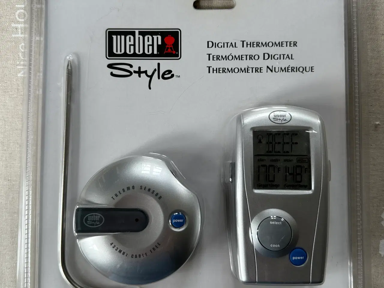 Billede 1 - Weber digital termometer 