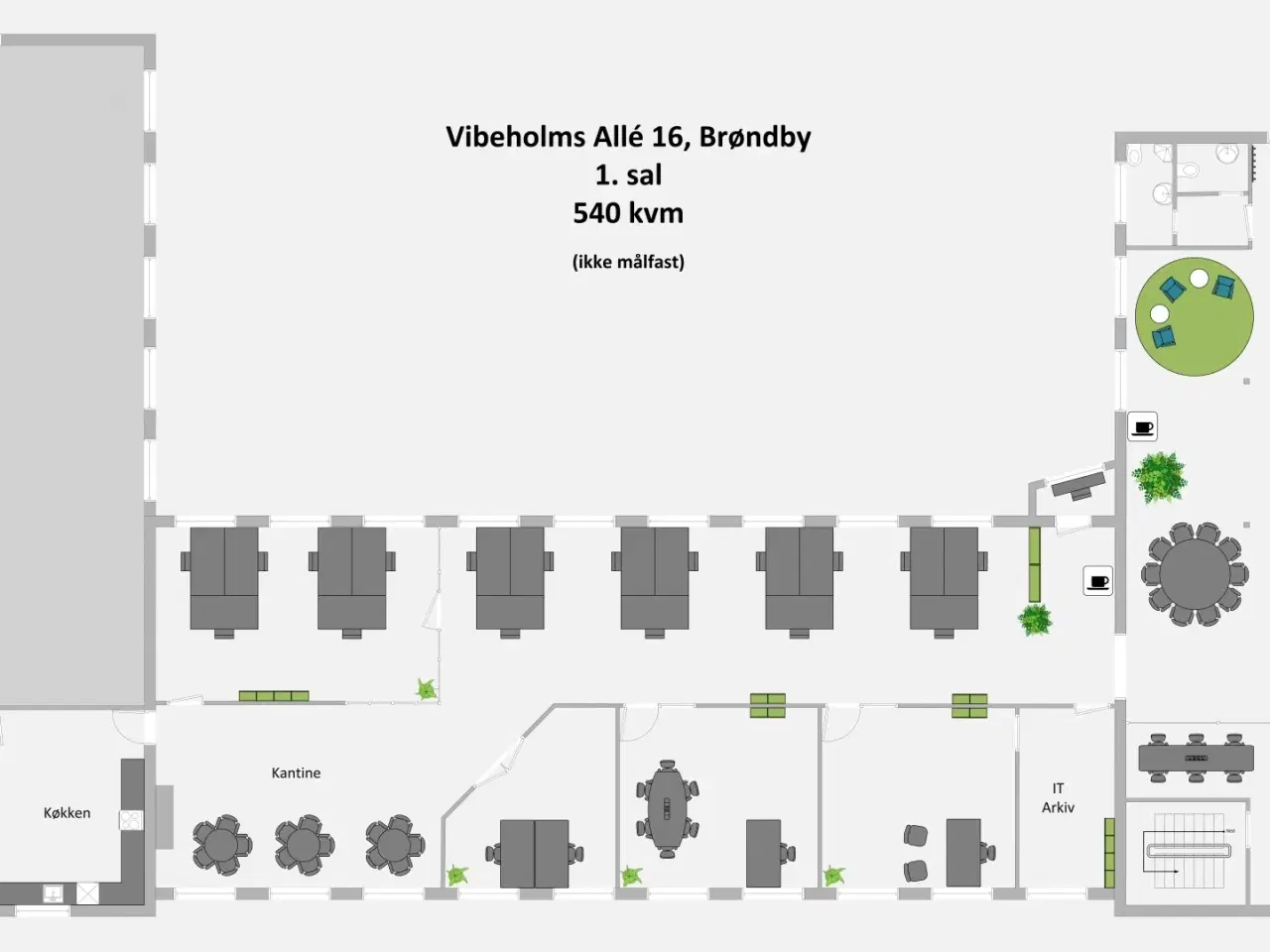 Billede 29 - Autentisk - Totalrenoveret – 201-741 kvm - Parkeringsplads lige bag ejendommen