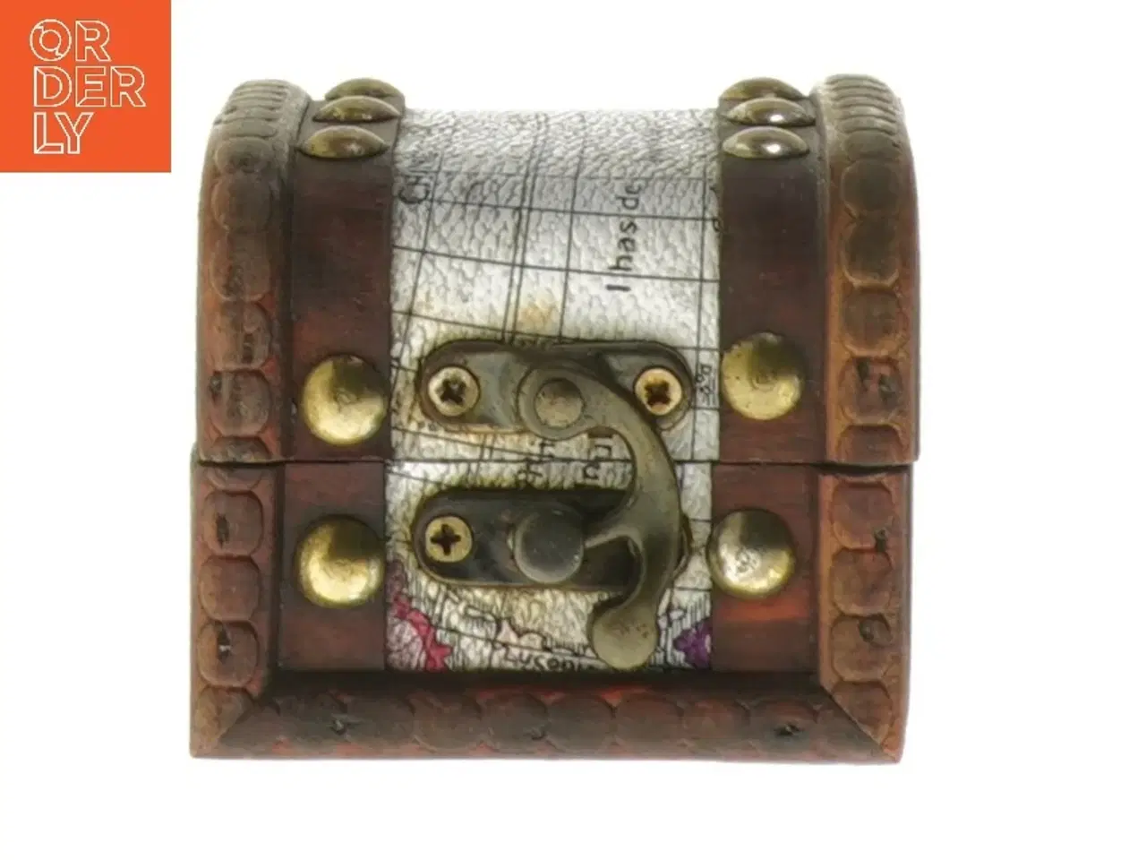 Billede 1 - Lille skattekiste (str. 7,5x7,5x6,5 cm)