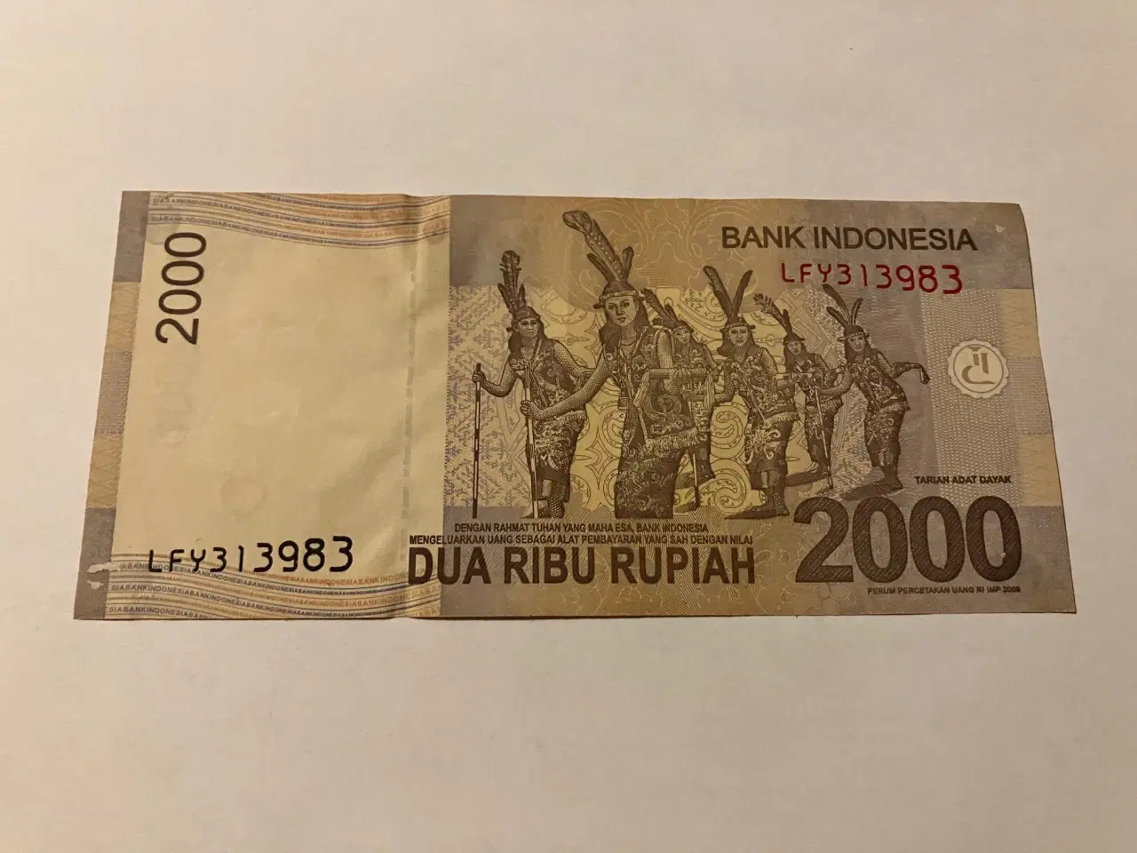 Billede 2 - 2000 Rupiah Indonesia