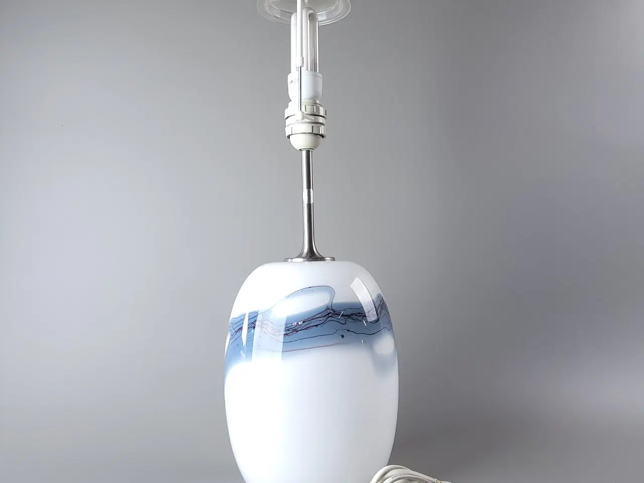 Billede 7 - ⭐️· Smuk Holmegaard Sakura Stor Oval Bordlampe