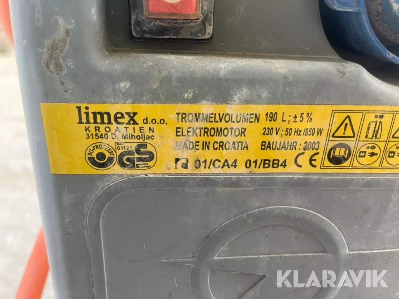Billede 7 - Blandemaskine Limex 190LS