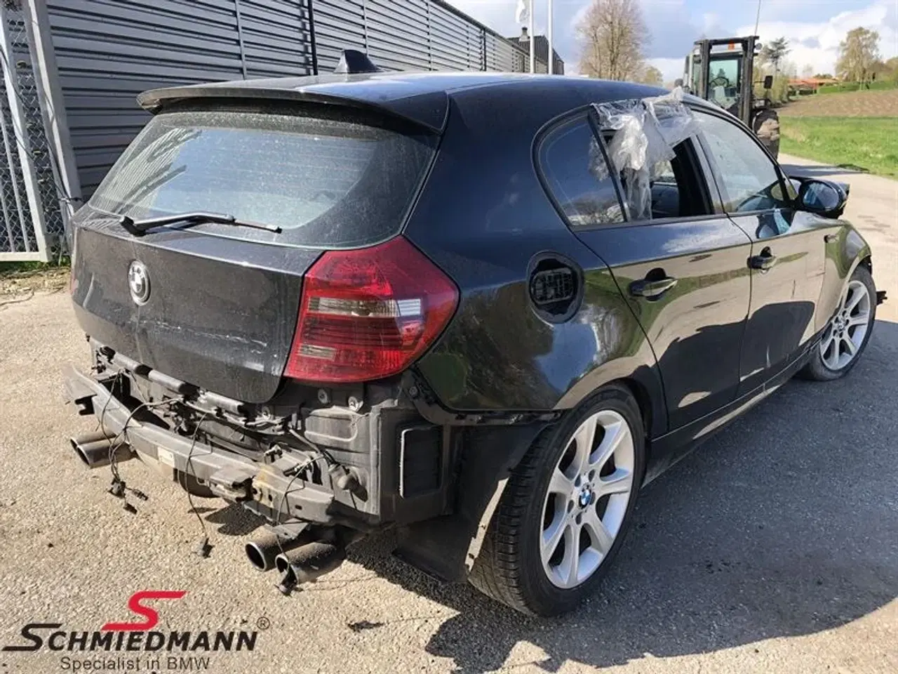 Billede 2 - 4 rørs sportsudstødning 4XØ76MM komplet fra kat. og bagud C51032 BMW E87 E81 E87LCI