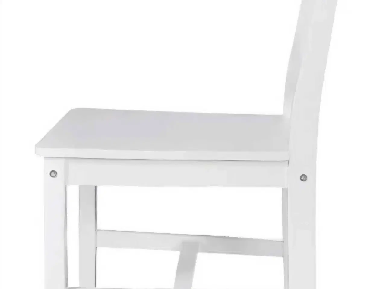 Billede 3 - 4 stk hvide spisebordsstole 