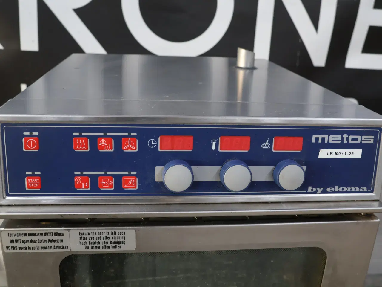 Billede 5 -  Metos kombi industri damp konvektion (varmluft)