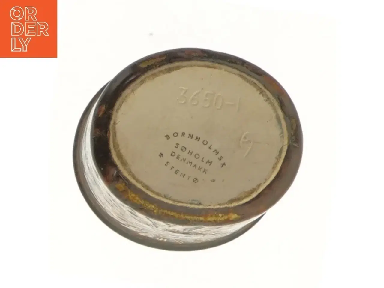 Billede 3 - Keramisk vase med solmotiv fra Søholm (str. Ø 9,5x10 cm)