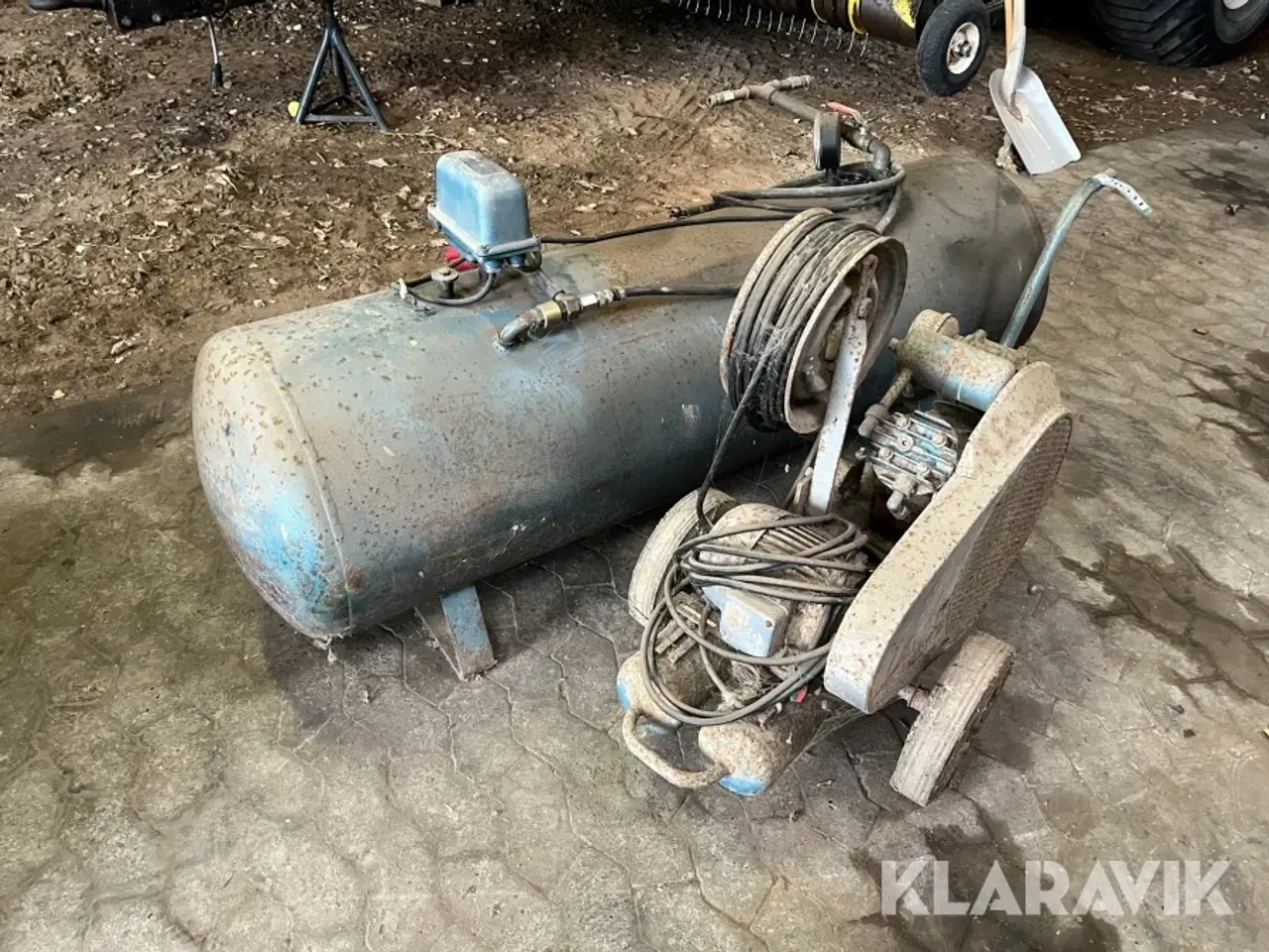Billede 3 - Luft tank med kompressor