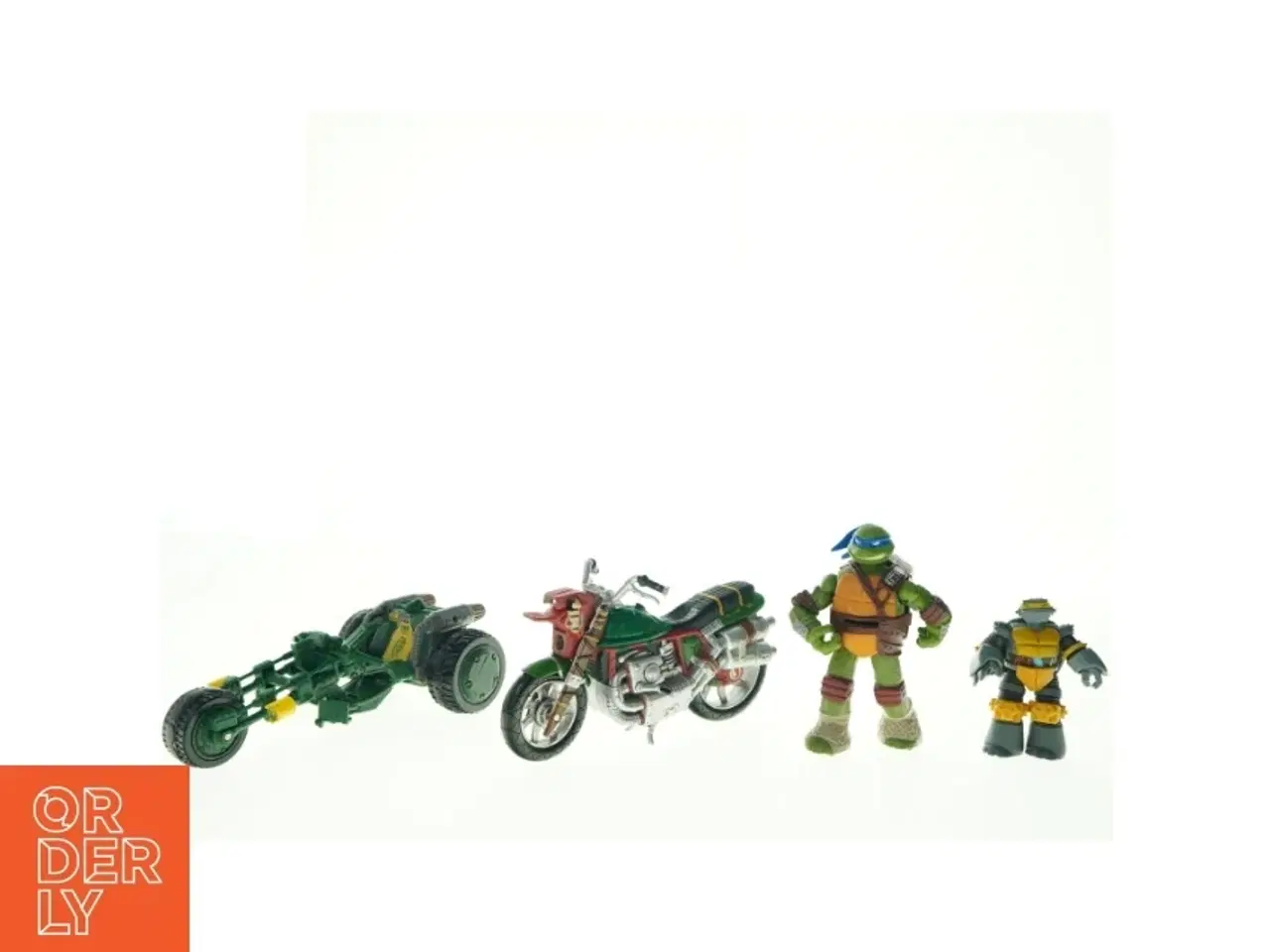 Billede 1 - Teenage Mutant Ninja Turtles actionfigurer og motorcykler fra Teenage Mutant Ninja Turtles (str. Højde af figur. 15 cm)