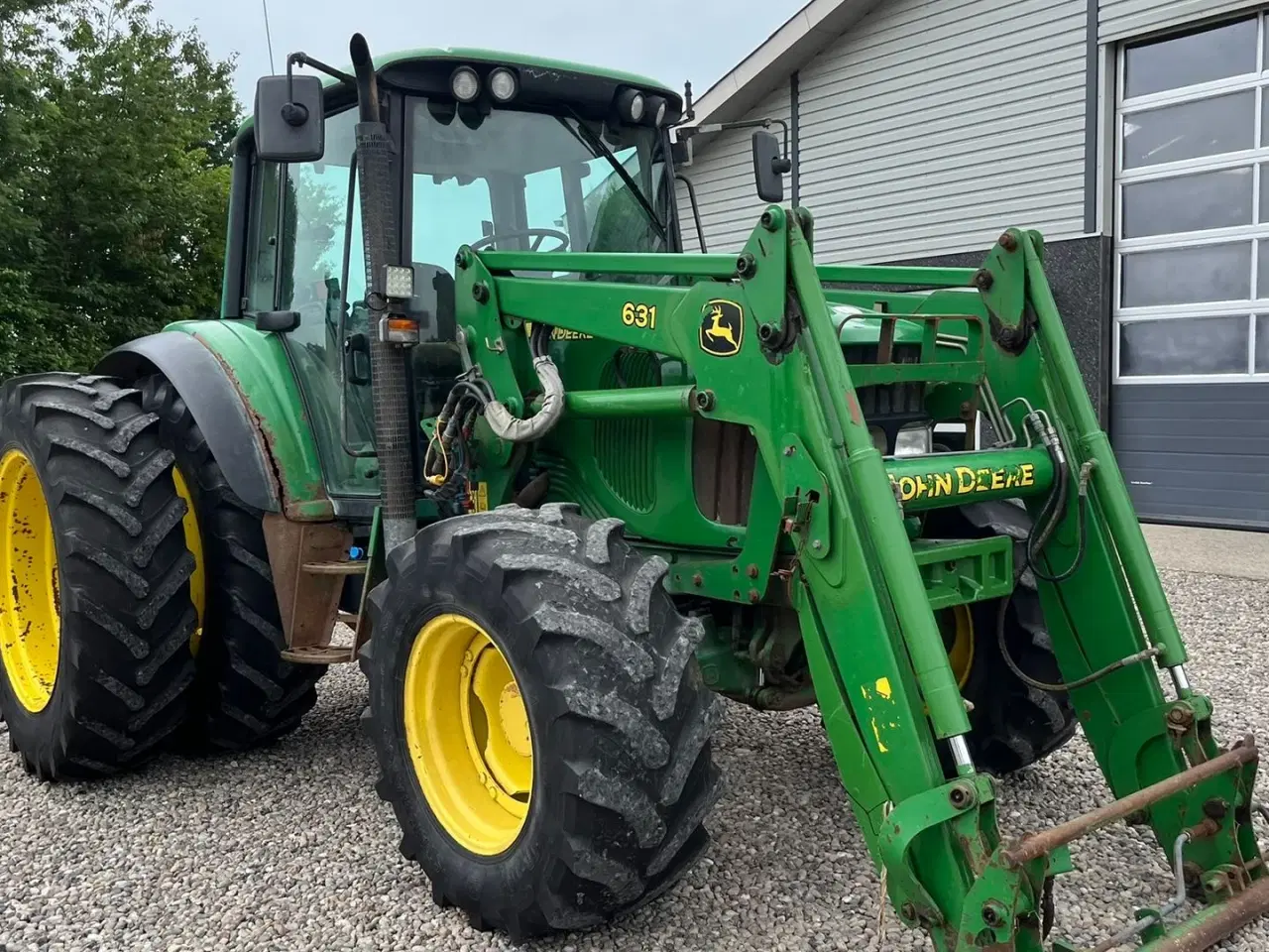 Billede 15 - John Deere 6320 m/JD 631 Frontlæsser  AutoPower og TLS affjedret foraksel