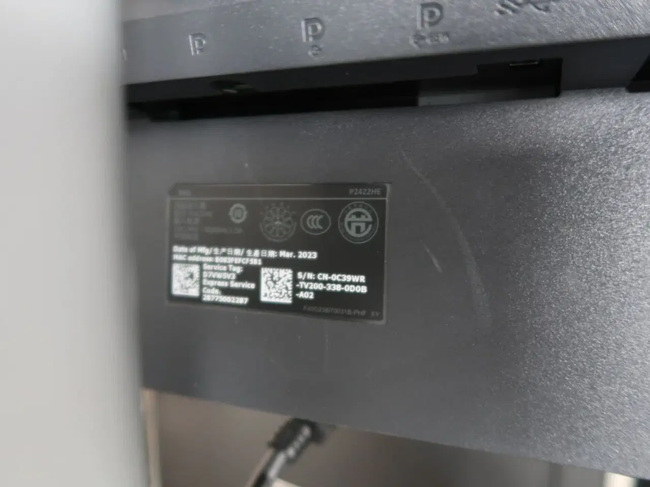 Billede 5 - 2 stk. computerskærme DELL P2422HE, dockingstation LENOVO Thinkpad, tastatur, mus