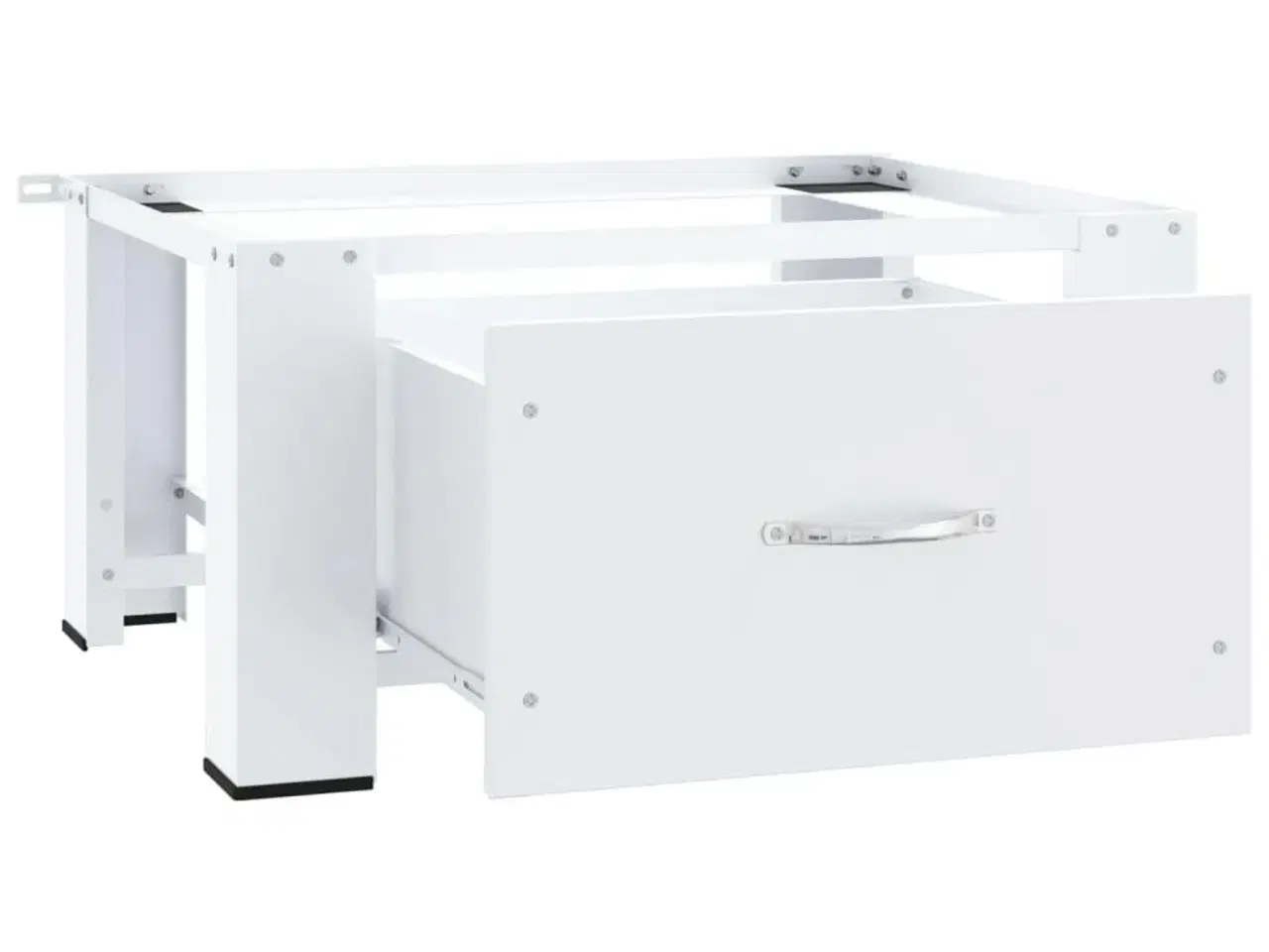 Billede 5 - Vaskemaskinepiedestal med skuffe hvid