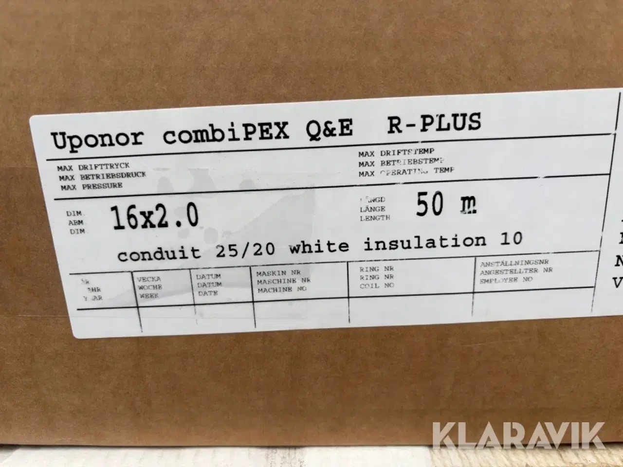 Billede 10 - Lot - Pex rør og slanger Roth, Uponor & Wavin - 1 palle