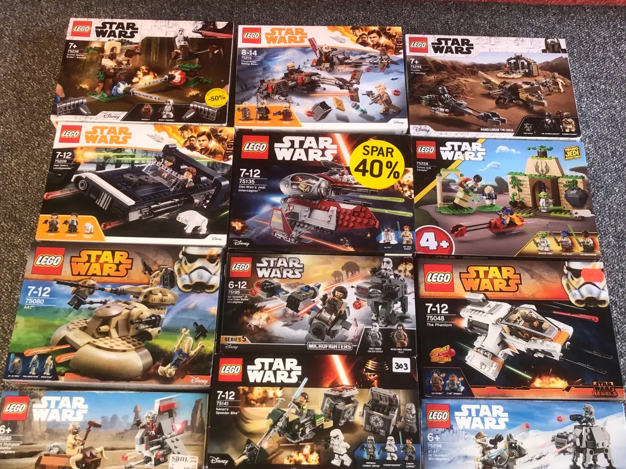 Billede 1 - 12 sæt Star Wars 7 uåbnet