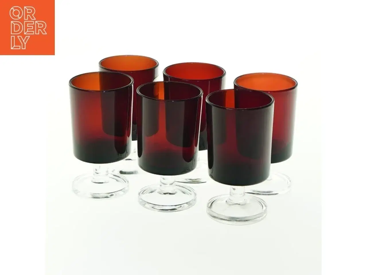 Billede 1 - Rødvinsglas (str. H. 7 cm ø. 4 cm)