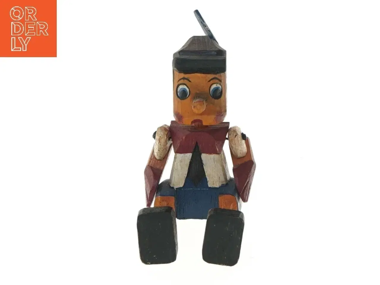 Billede 1 - Træ model af Pinocchio (str. 18x7 cm)