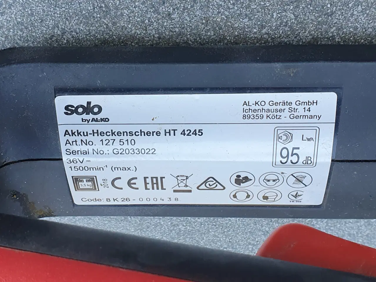 Billede 3 - Alko / solo hækkeklipper 