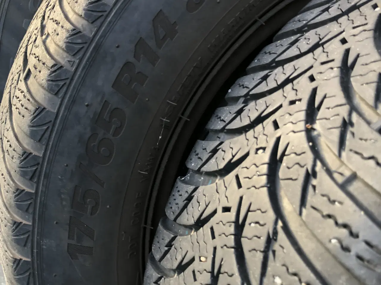 Billede 2 - Vinterhjul, stålfælge med vinterdæk