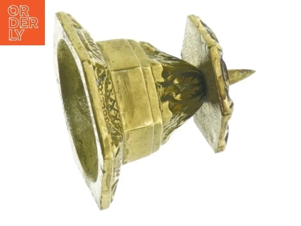 Billede 4 - Bronze lysestage fra Cawa (str. 6 x 6 cm)