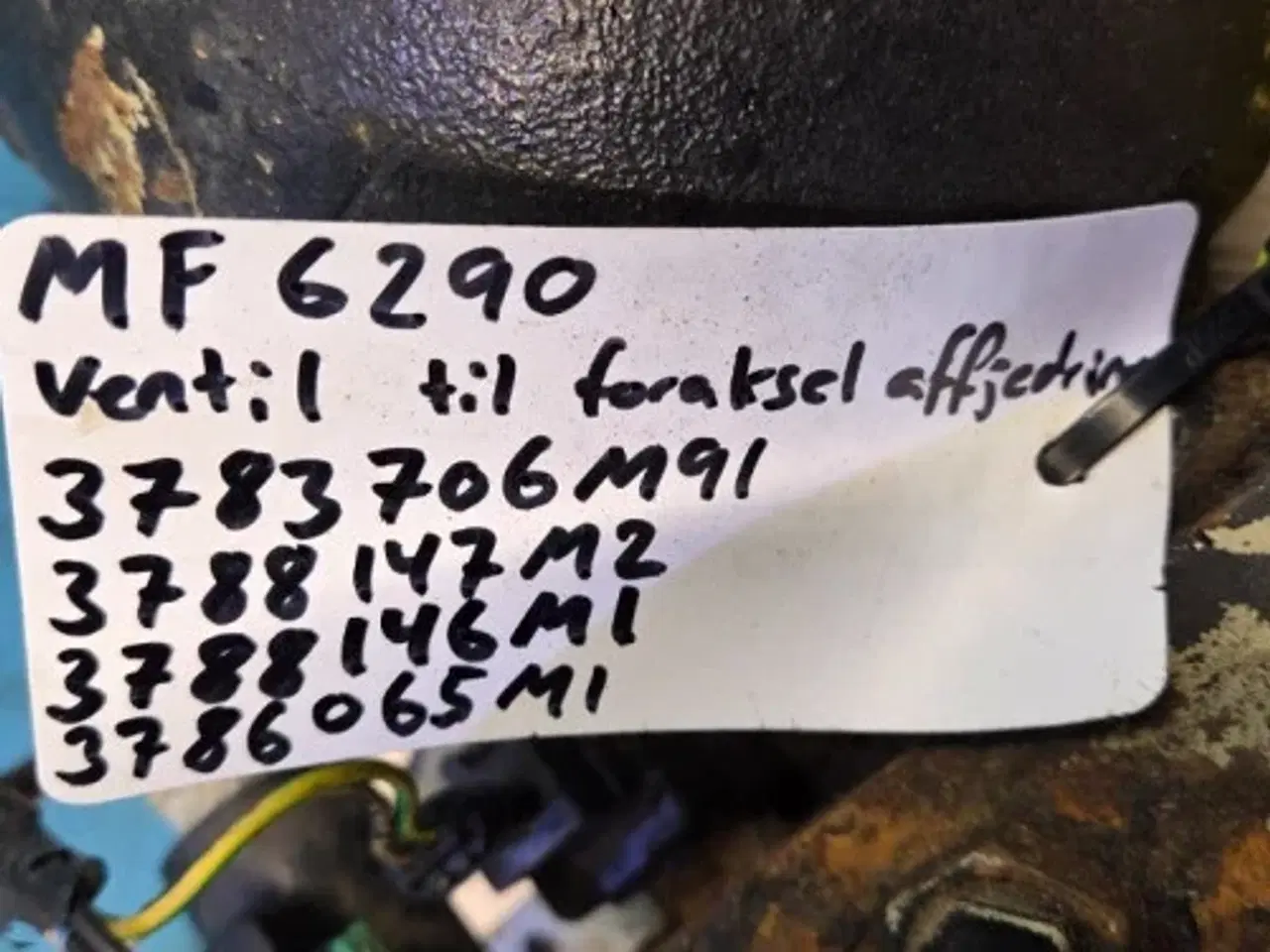 Billede 3 - Massey Ferguson 6290 Hydraulikventil 3783706M91