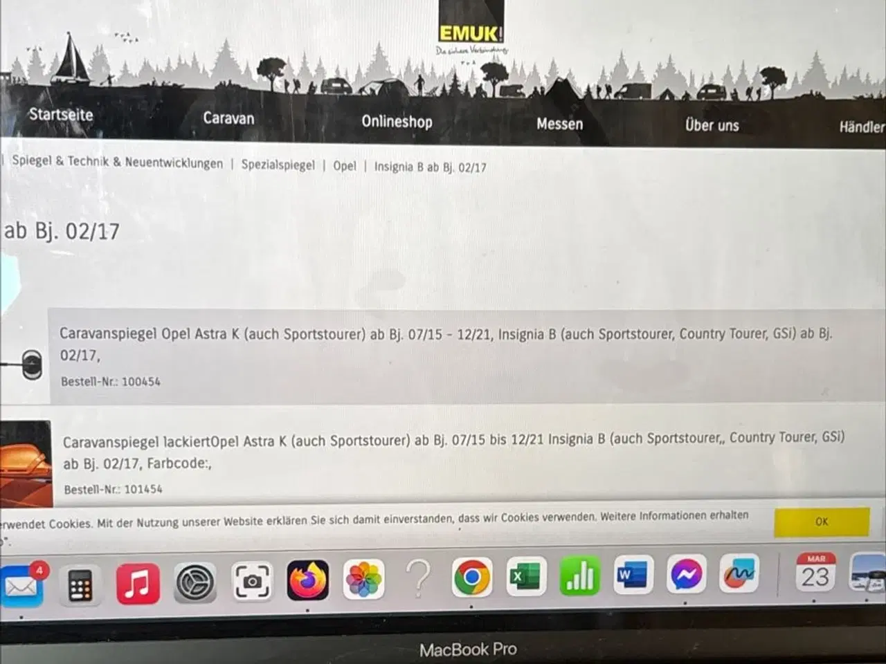 Billede 2 - EMUKCampingsp. Passer ASTRA K/INSIGNIA