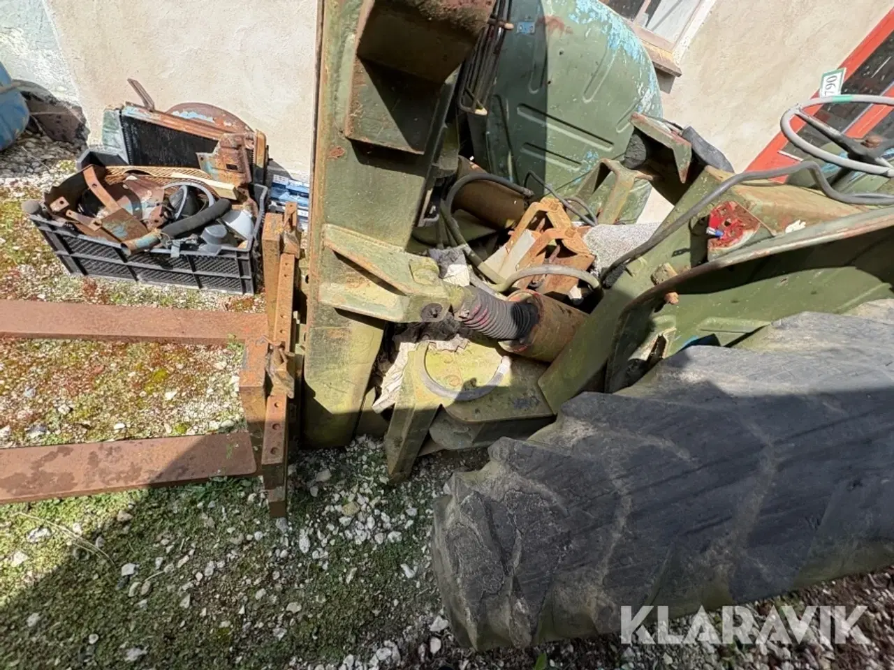 Billede 12 - Veterantraktor Volvo Bm 425 med trucktårn