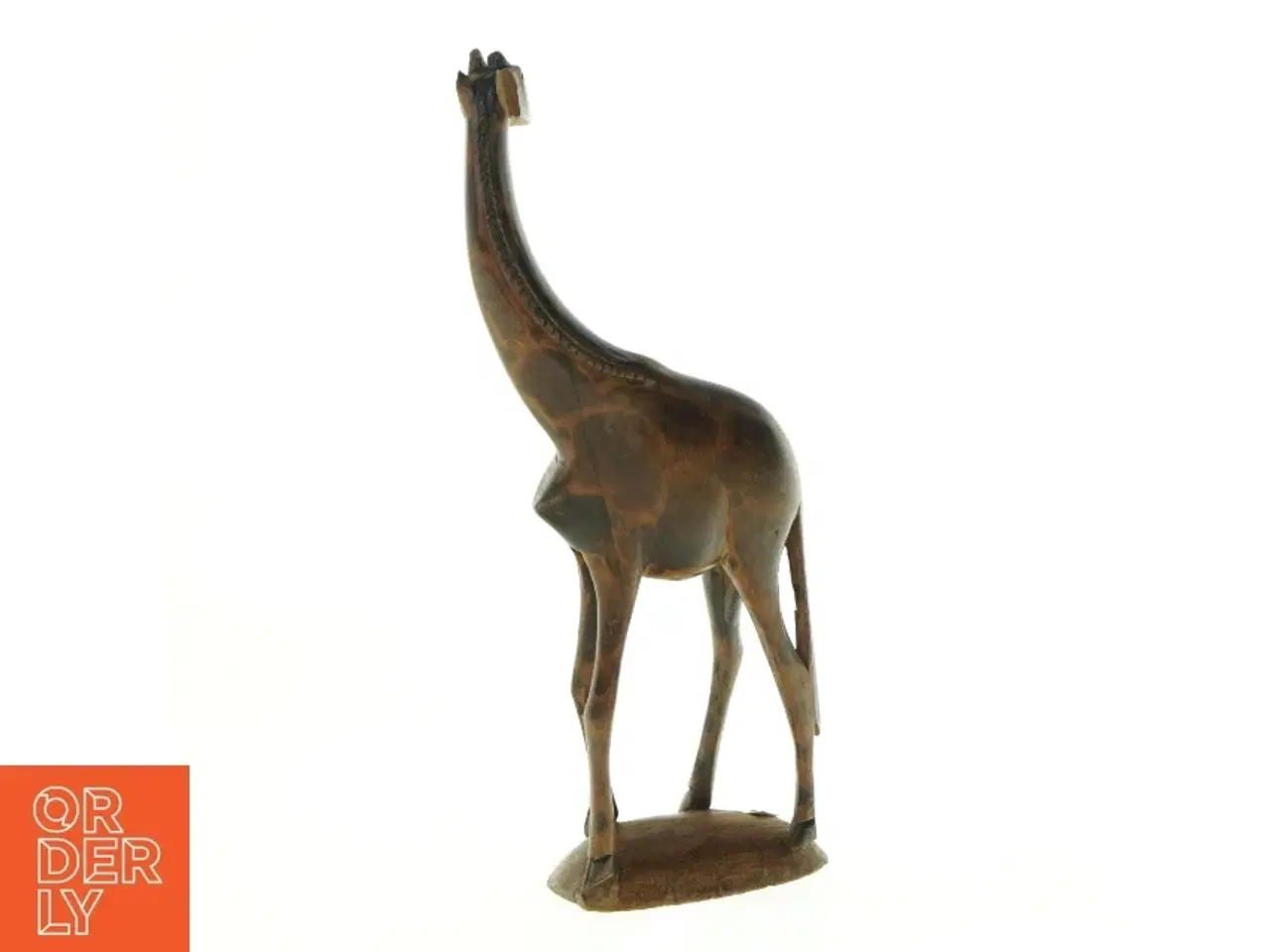 Billede 3 - Træskulptur af giraf (str. 28. x 14 cm)