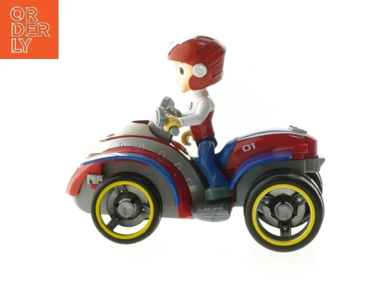 Billede 1 - Motorcykellegetøj med figur fra Paw Patrol (str. 13x9 cm)