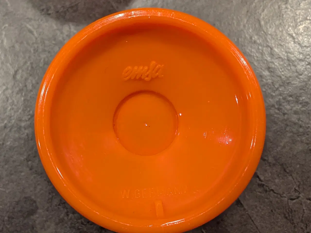 Billede 6 - Orange æggebægre 6 stk